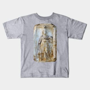 Roman Goddess Minerva Statue Temple Kids T-Shirt